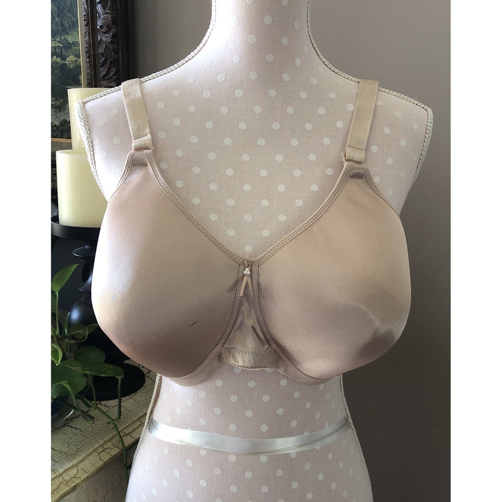 Trulife Bra Womens 44B Beige L4013 Padded Wire Free Post Mastectomy Prosthesis